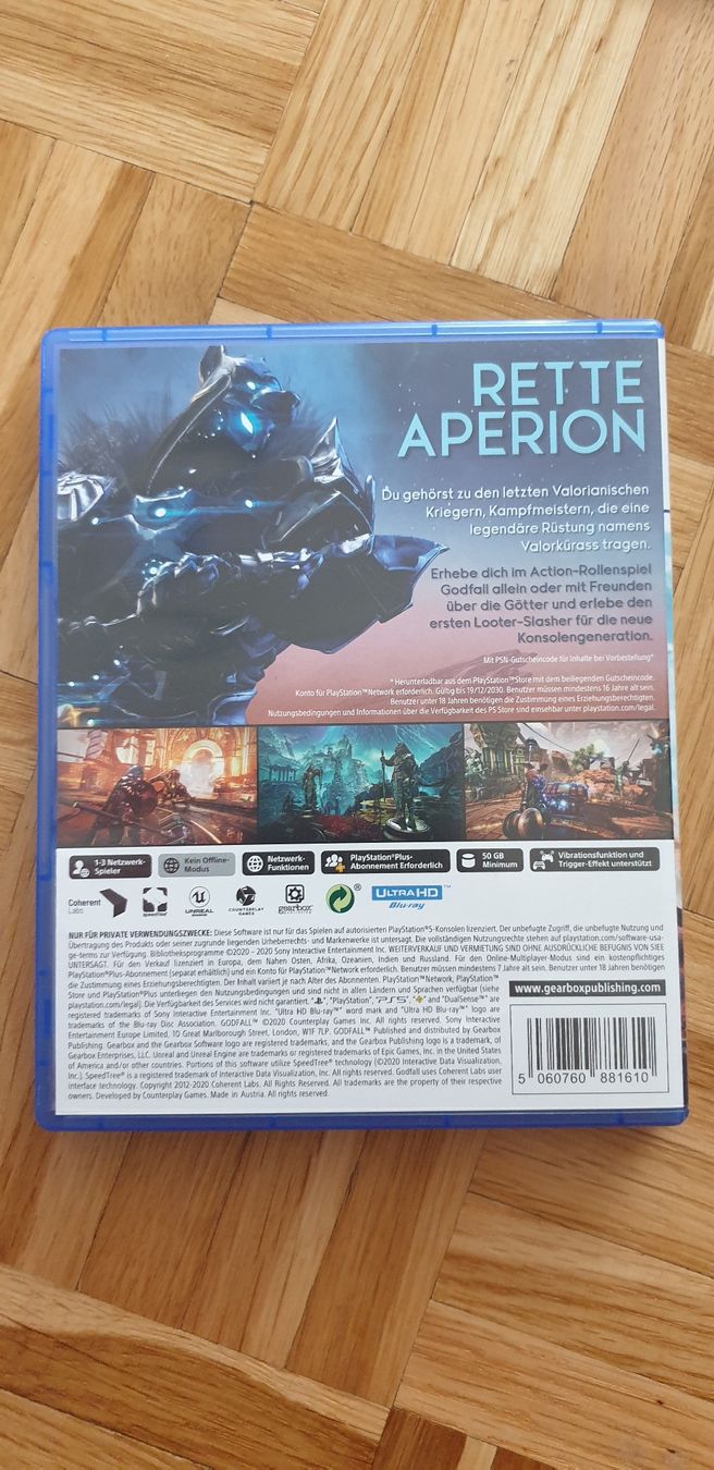 Spiele: Godfall für die PS5 – Gebraucht aus Richterswil von Bardock0124 1
