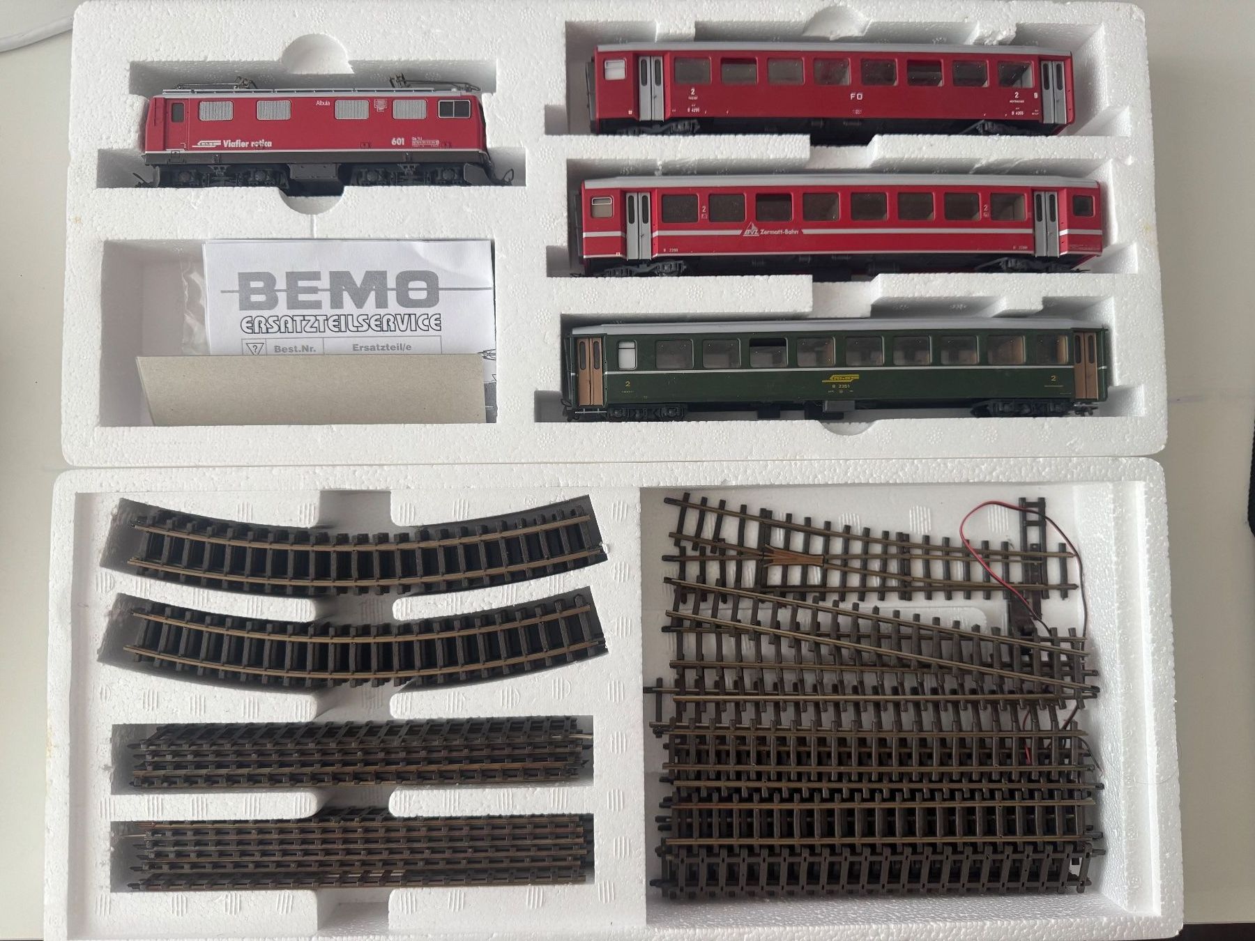 Bemo Modelleisenbahnen: BEMO Startset "Glacier Express", Packung 7252 130 – Gebraucht aus Schötz von Scheppi 1