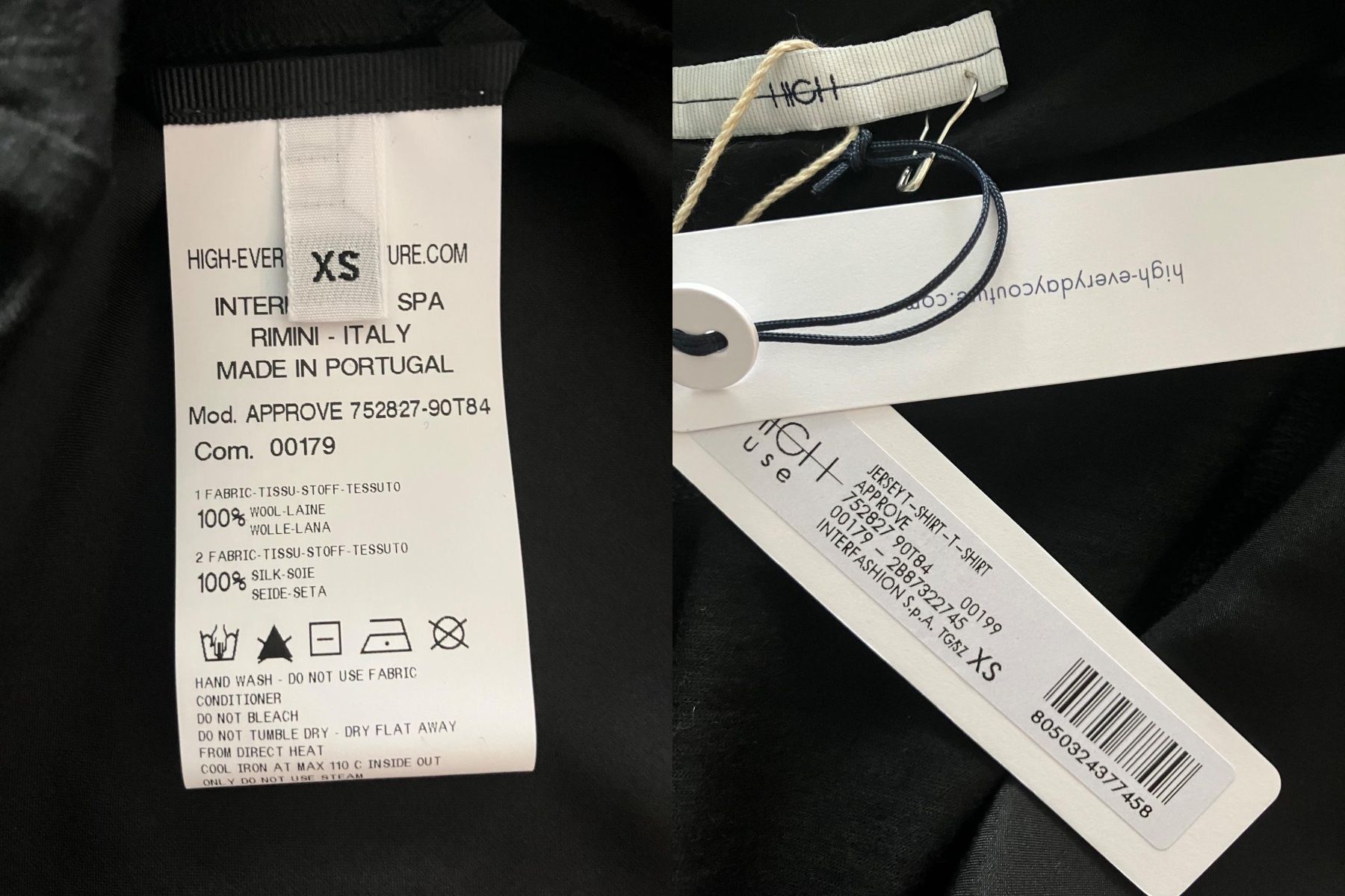 High Camicette: LAST CHANCE! New HIGH USE Shirt Wool/Silk Gr. XS – Nuovo e nell'imballaggio originale da Windisch venduto da Lyudmila01 5