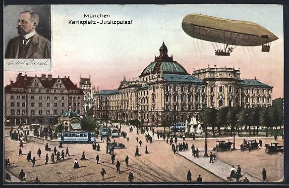 Photos & posters: München, Luftschiff Parsival am Karlspl – D'occasion à Berlin par bartko-reher