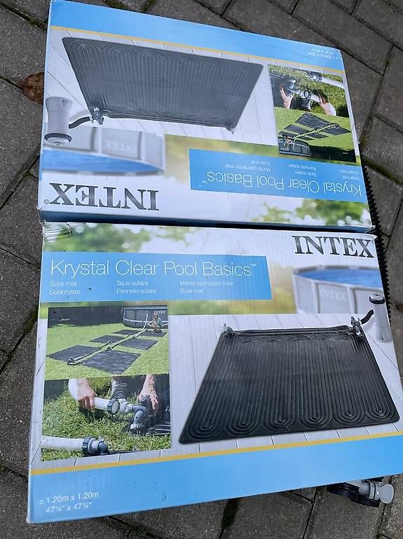 Intex Piscine: 2x Intex Pool Solarheizmatte (Krystal Clear Pool Basics) – Usato da Freienwil venduto da Edav01