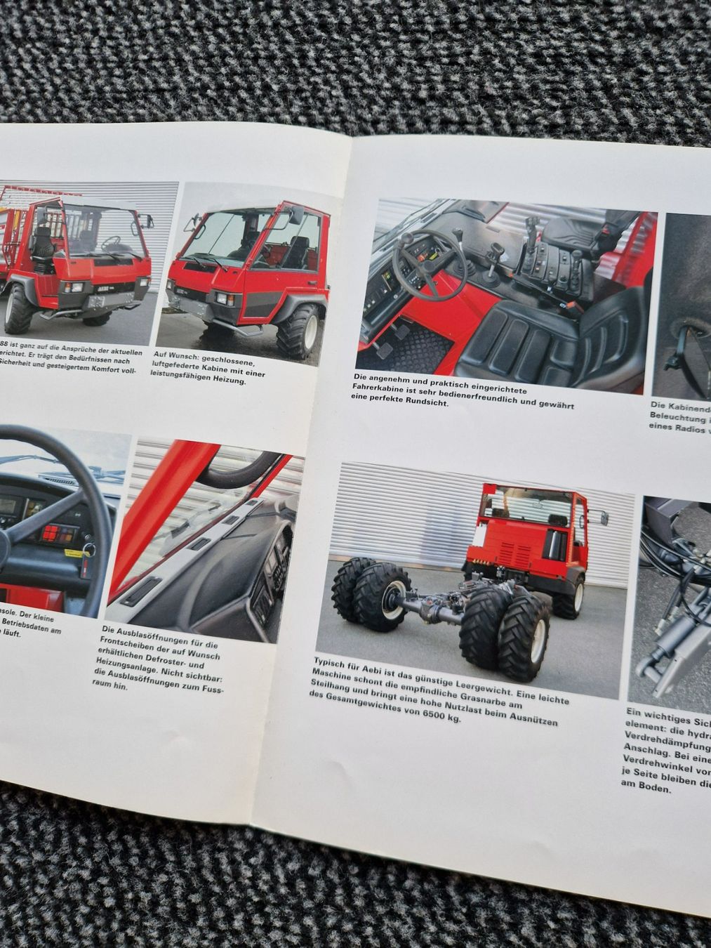 Aebi Trattori: Original Prospekt Aebi Transporter TP88 – Usato da Dürnten venduto da Bachtel84 1