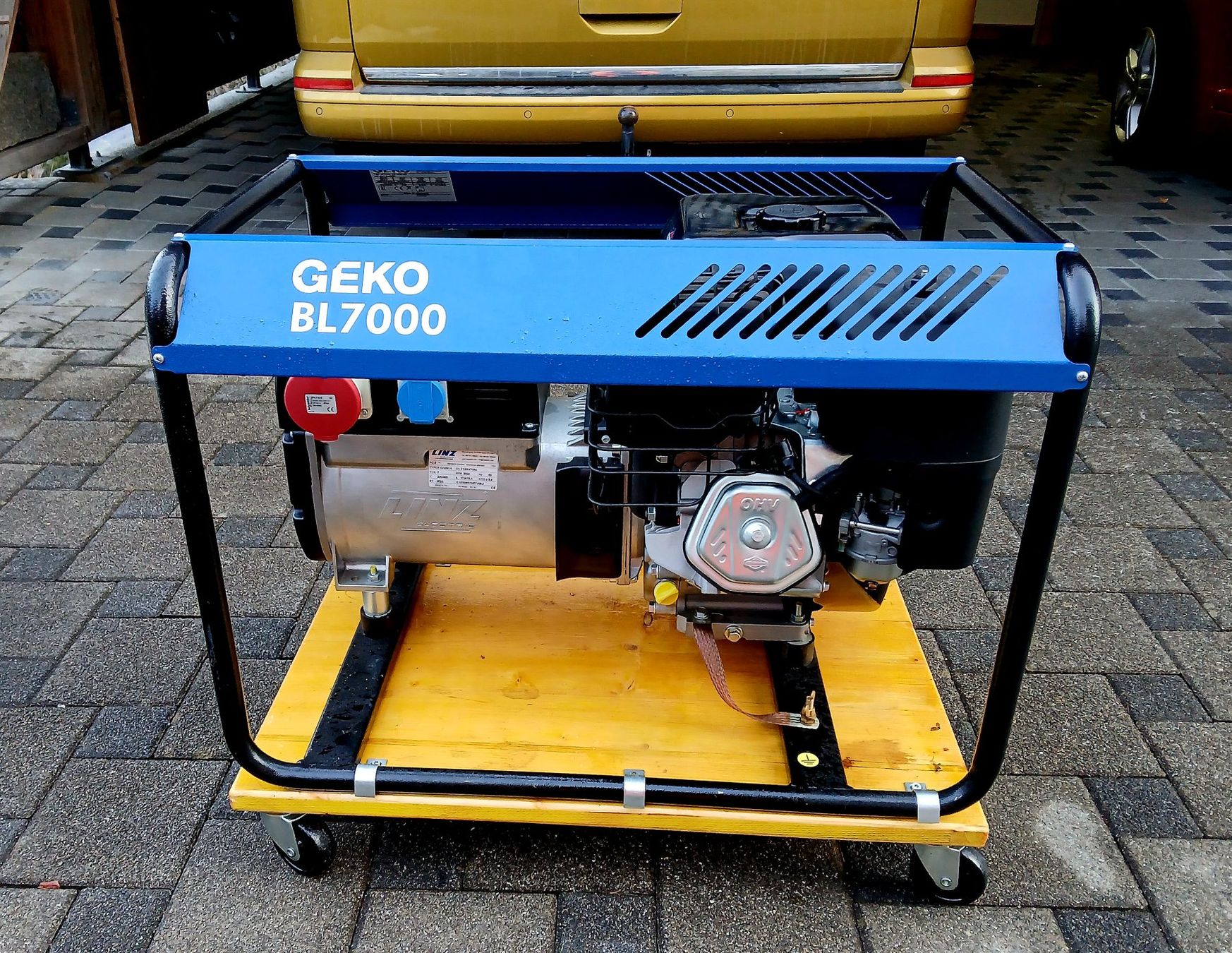 neuer Strom Generator Geko BL7000, 230/400V, top Zustand (Neu (gemäss ...