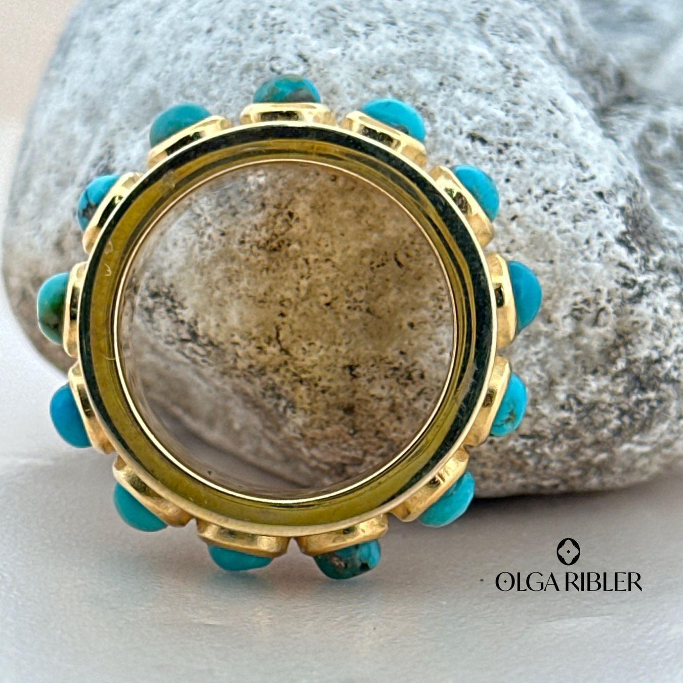 Olga Ribler Anelli: Memory Silber Ring 925 mit Türkise Grösse 58 – Nuovo (secondo la descrizione) da Luzern venduto da byolgaribleroutlet 5