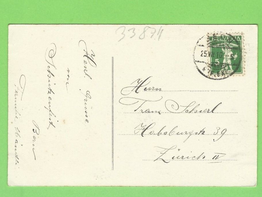 Cartoline postali: Bern, Blick auf die Hochalpen – Usato da Zürich venduto da t24_de 1