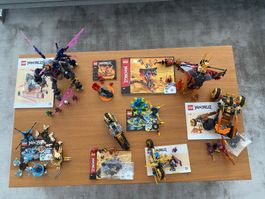 8 Ninjago Lego Sets wie neu im Wert von ca 750
