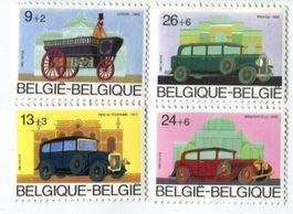 Briefmarken "Oldtimer". Belgien.