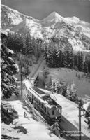 Wengernalpbahn (BE) Winterzug mit den Silberhörnern Bahn