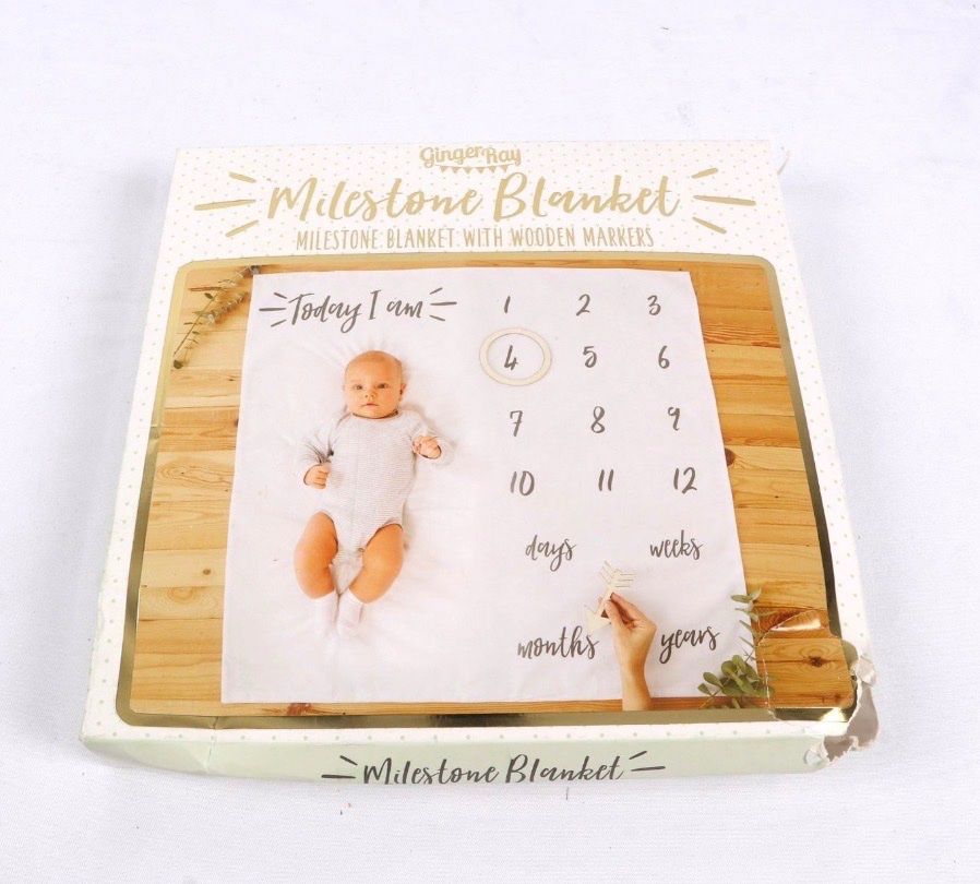 Coperte: GINGER RAY Milestone Blanket – Nuovo e nell'imballaggio originale da Rümlang venduto da Jennyanna