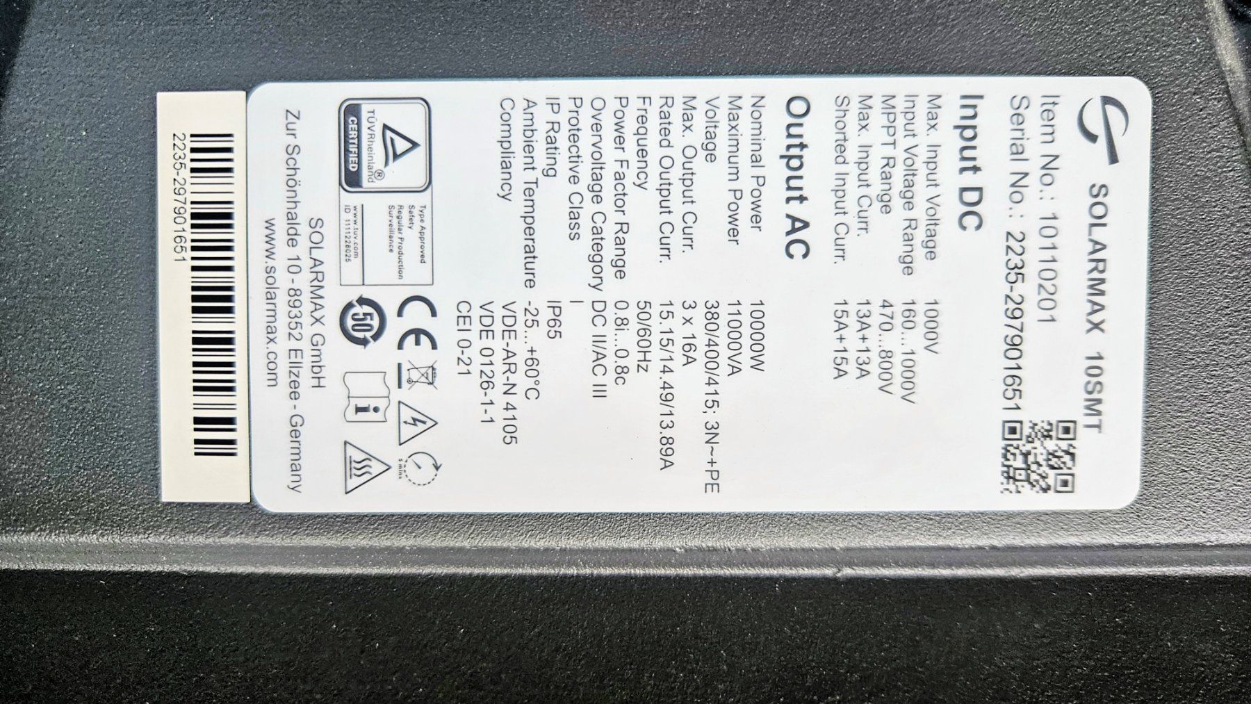 Inverter: Wechselrichter Solarmax – Usato da Grosshöchstetten venduto da hamasu 2