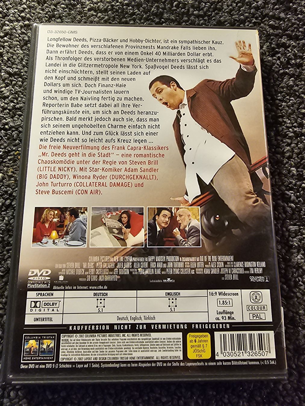 Tous les DVDs: DVD Mr. Deeds (21544) – D'occasion à Ruswil par jan_bxl5 1