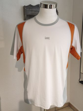 TCM Sportshirt Weiss Orange Grau Grösse M guter Zustand