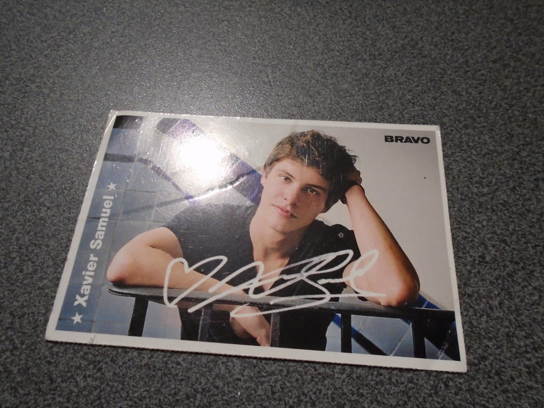 Autografi: Bravo-Autogrammkarte Xavier Samuel/Big Tim Rush – Usato da Zürich venduto da Motzkuh
