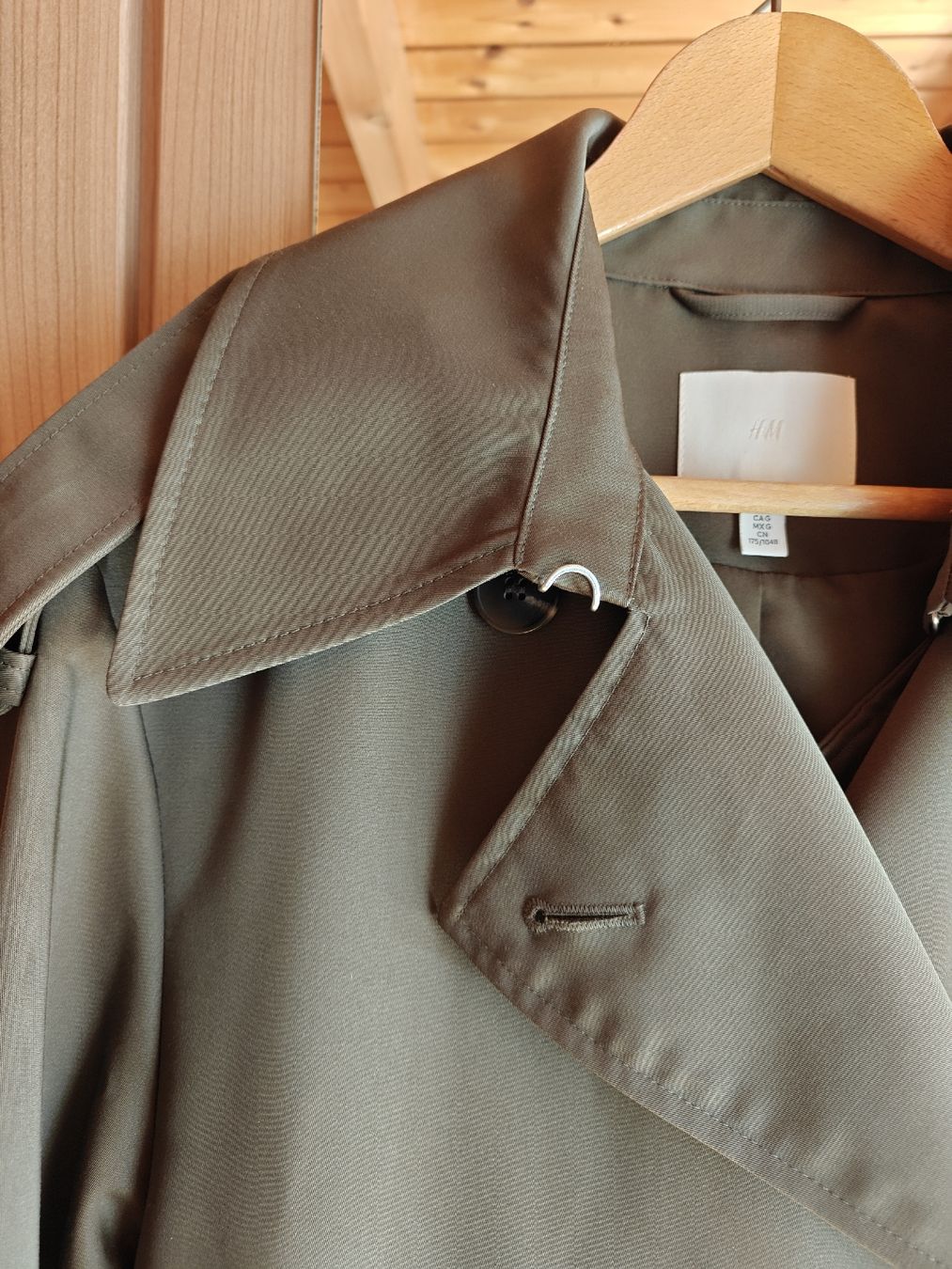 H&M Mäntel: Trenchcoat, Grösse L, Olive – Neu (gemäss Beschreibung) aus Wädenswil von alex-maxima 9