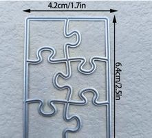 Neues Stanzschablonen-Set kleines Puzzle