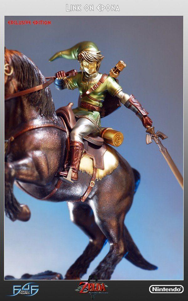 Nintendo Statuette: First 4 Figures Link on Epona Exclusive F4F – Nuovo (secondo la descrizione) da Sumiswald venduto da dulik94 2