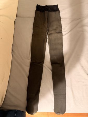 Schwarze Thermo-Strumpfhose (Gr. S)