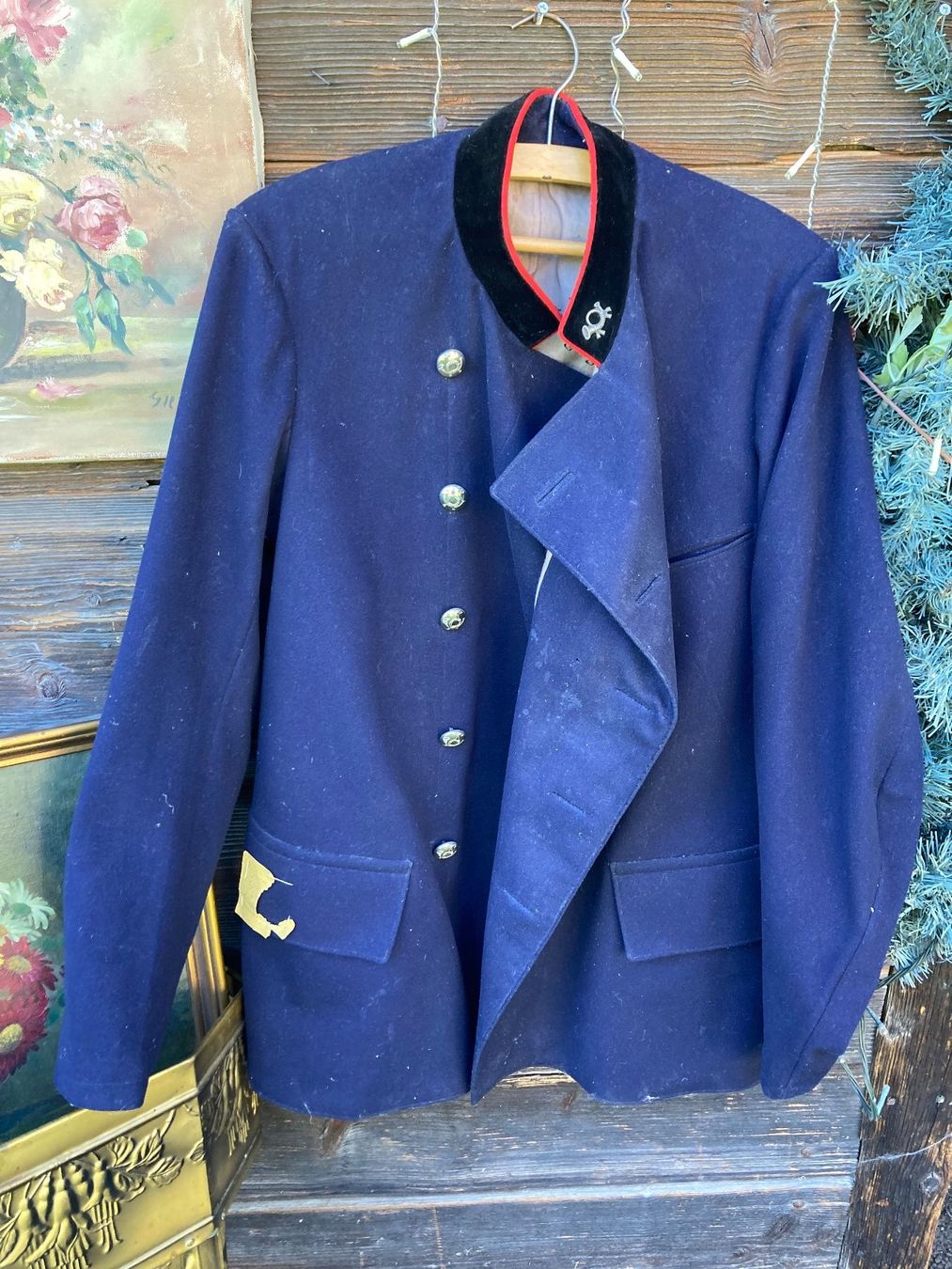 Armée suisse Uniformes: Veste poste , uniforme Armée ? Jacke antik – D'occasion à St-Cierges par LeRegain