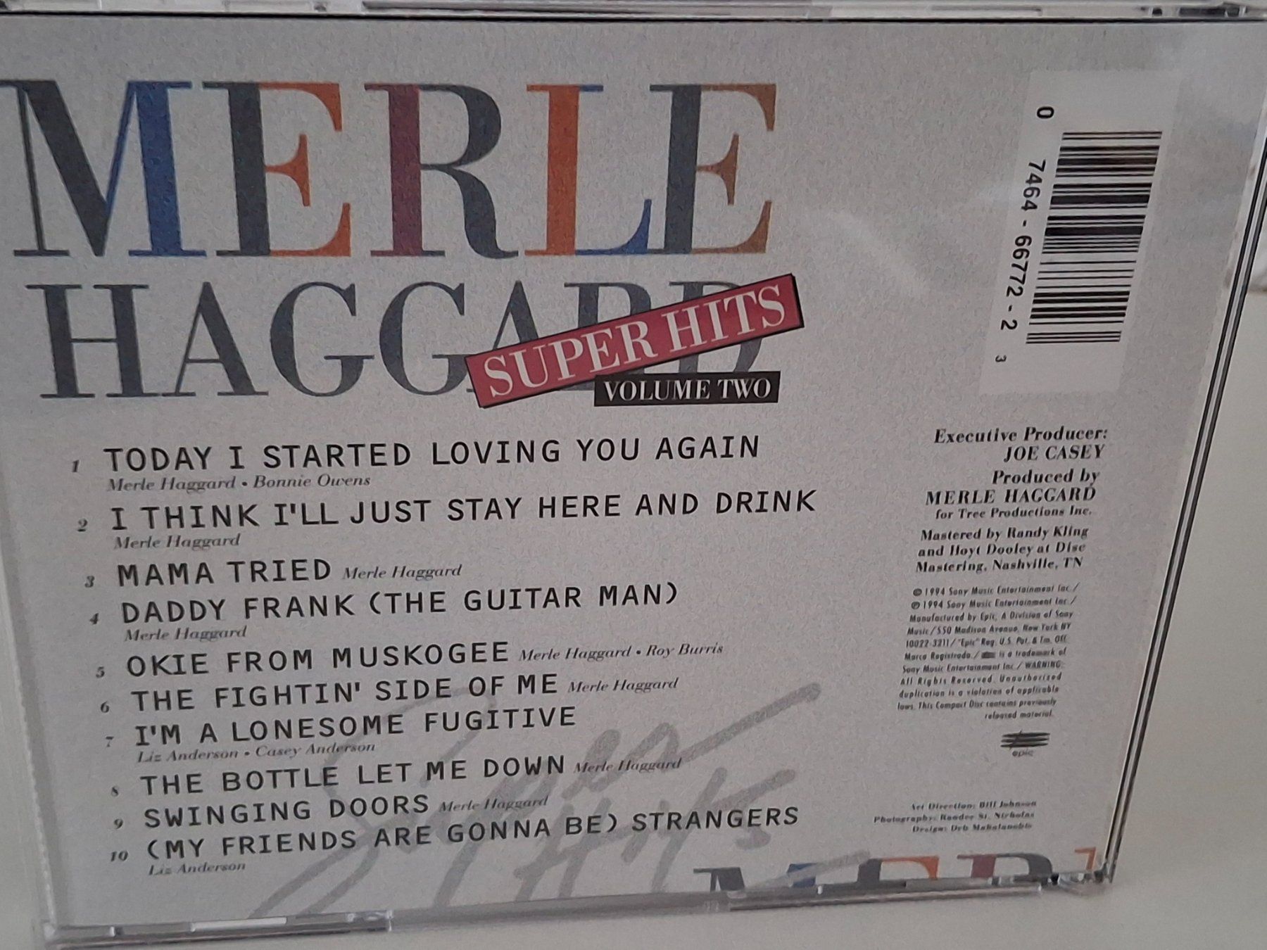 CD: CD Merle Haggard - Super Hits Volume Two - 🤠 – Usato da Aarberg venduto da Jackup1 1