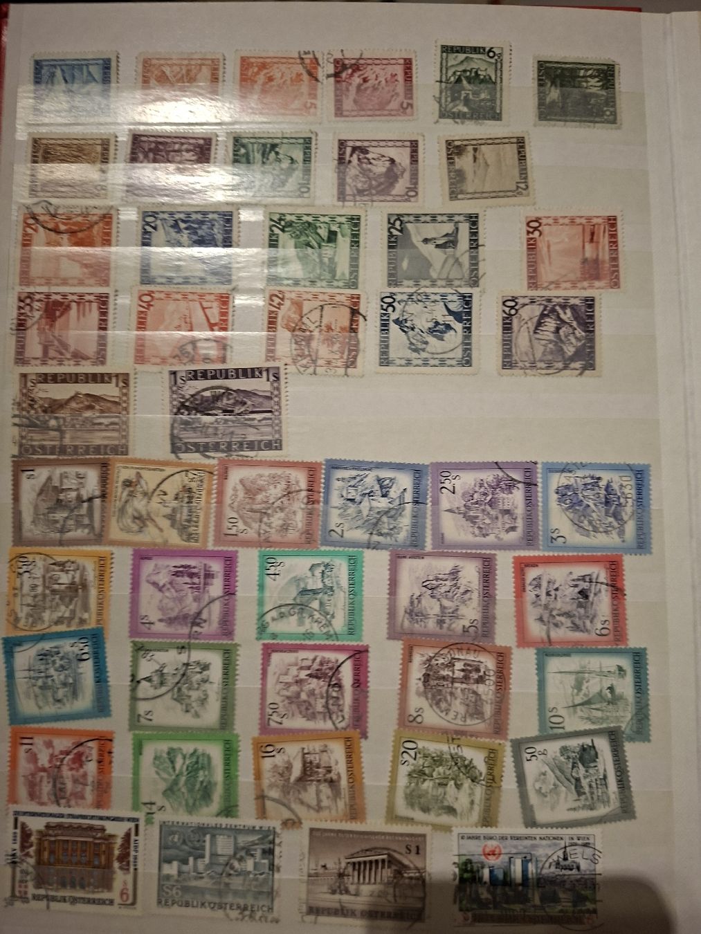 Tutti i francobolli: Briefmarkensammlung Österreich – Usato da Balgach venduto da SIMEON27 8