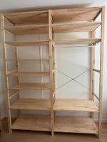 IKEA IVAR Holzregal mit Kleiderstange