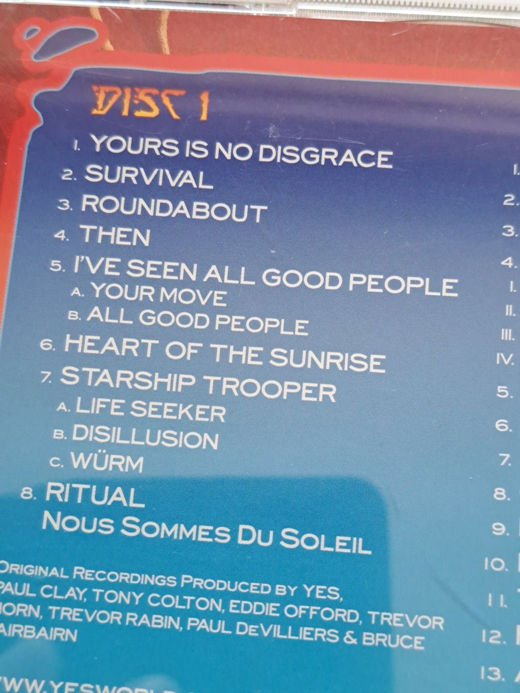 CDs: CD The Ultimate Yes 35th Anniversary – D'occasion à Pully par bro_n52j 2