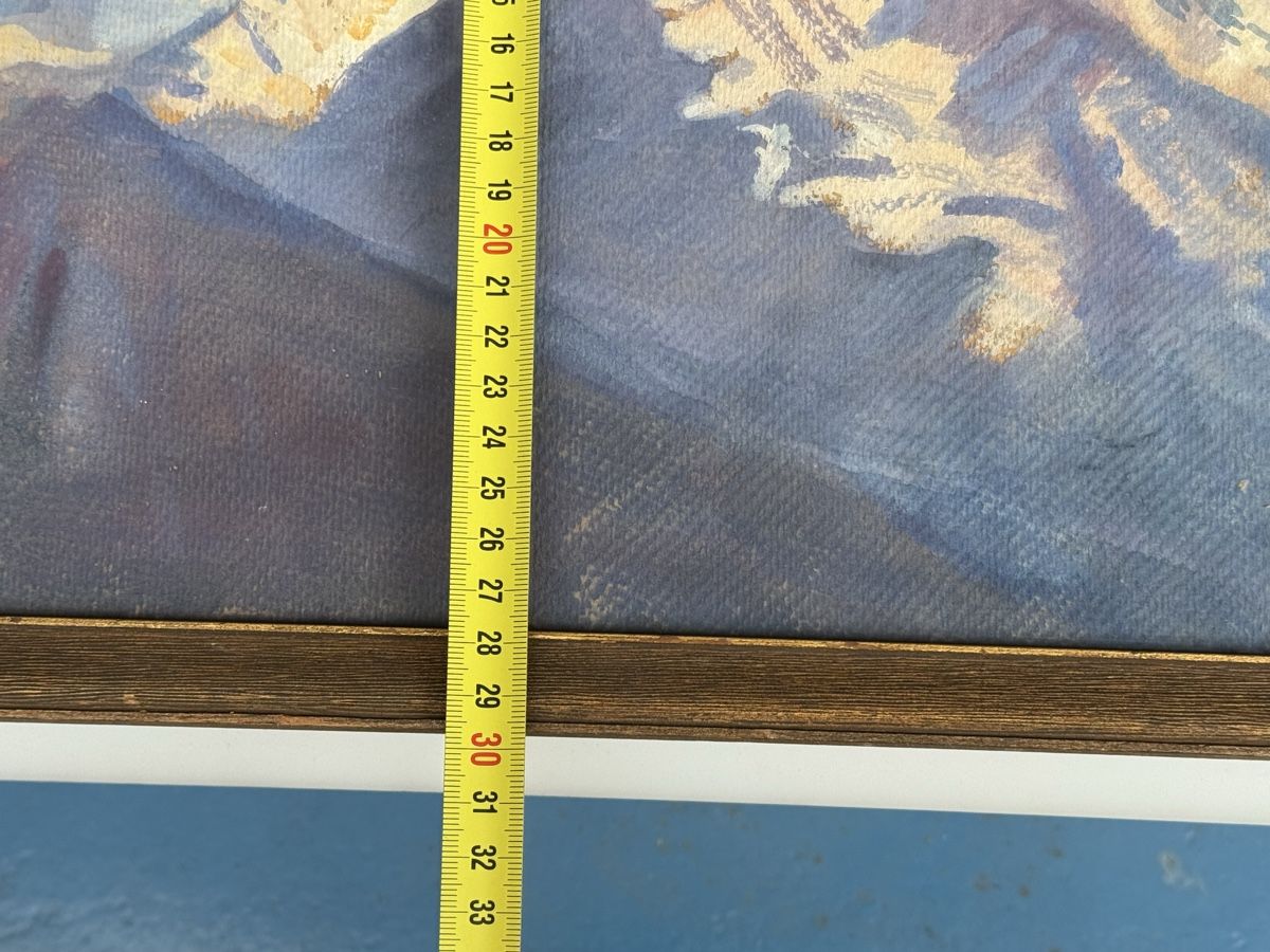 Dipinti: Weisshorn, W Lanz 1914, Vallese – Usato da Genève venduto da Atelier.Curio 7