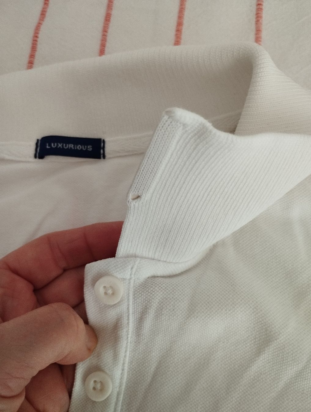 Polo-Shirts: Polo Damen, Luxorious, Weiss Grösse 38, 95 Prozent Baumw. – Neu (gemäss Beschreibung) aus Ostermundigen von Dinge1 6