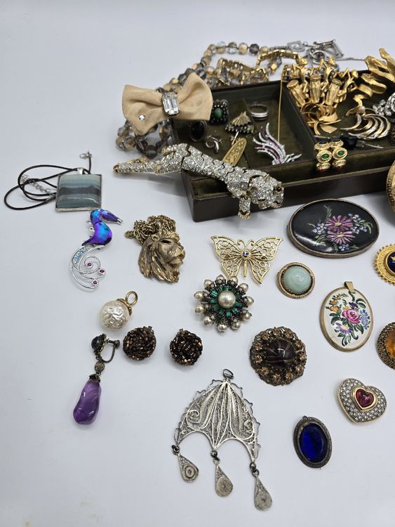 Lot De Bijoux Anciens Et Vintage - Occasion, Parfait Pour Collectionneurs