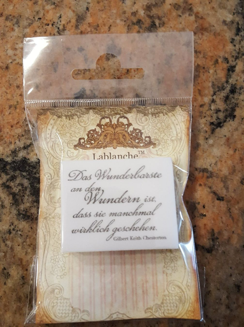 Timbri: Motivstempel Sprüche von La Blanche #4 – Nuovo e nell'imballaggio originale da Würenlingen venduto da Striga 7