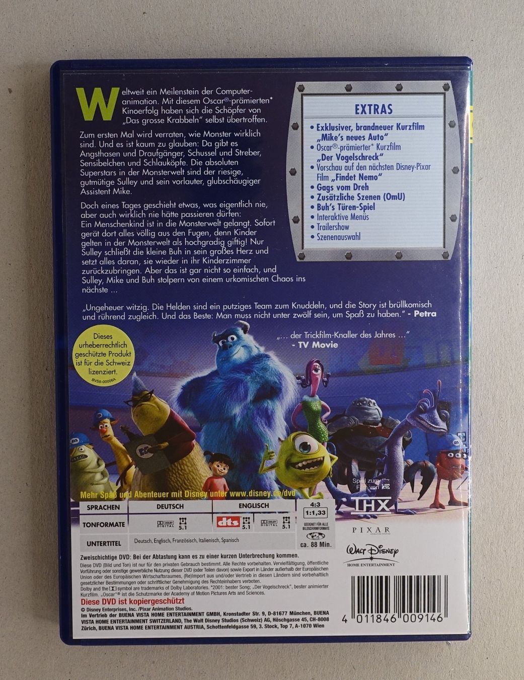Tutti i DVDs: Die Monster AG (Special Collection) - DVD – Usato da Sessa venduto da fraenklishop 1