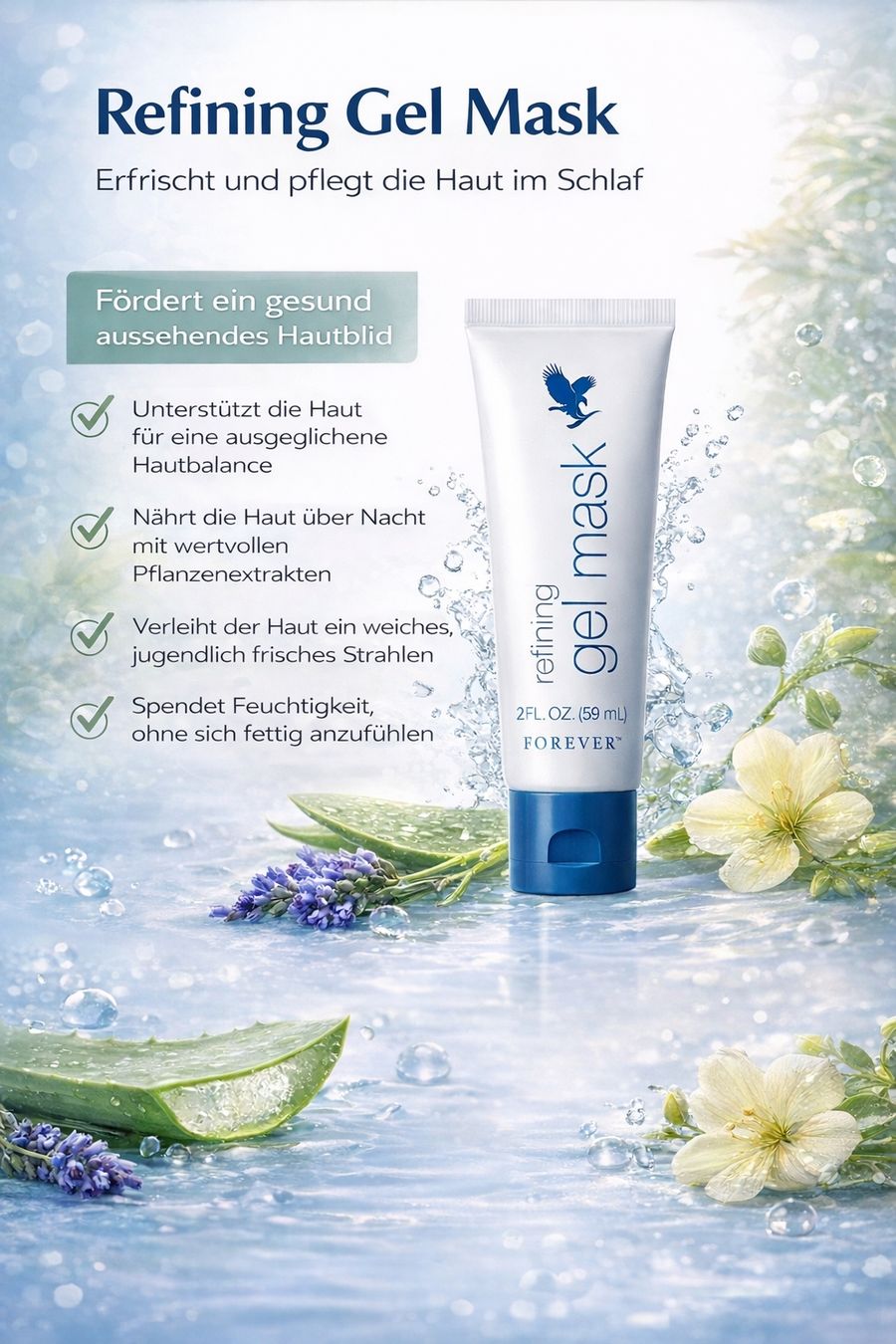 Visage & Oreilles: Forever Refining Gel Mask – Neuf avec emballage d'origine à Baar par AloeLove
