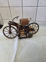 MODELL, Motorrad, Metall und Holz, "Daimler Reitwagen"