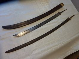 Historische Säbel Klingen 18./19.Jhd. Passauer Wolf graviert