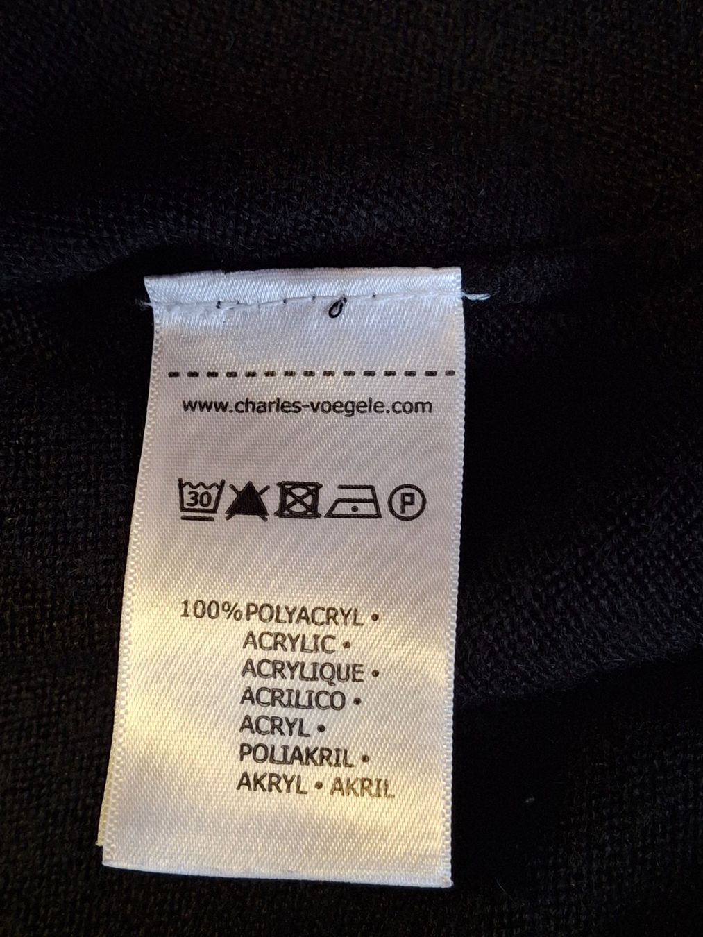 Pullover & Sweatshirts: Pull noir col roulé taille M marque Charles Vögele – Gebraucht aus Villiers von san_jn5w 4