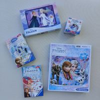 Grosses Frozen (Anna&Elsa) Spiele + Puzzle Paket