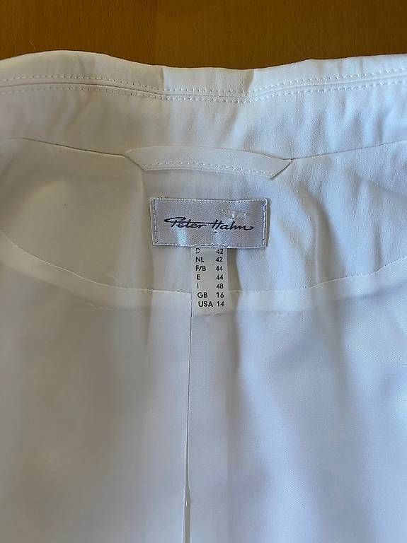 Peter Hahn Giacche: Blazer weiss von Peter Hahn – Nuovo (secondo la descrizione) da Reinach BL venduto da mar_9yy7 3