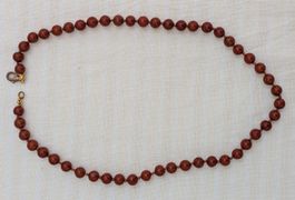 Echte Halskette Roter Jaspis 49,5cm
