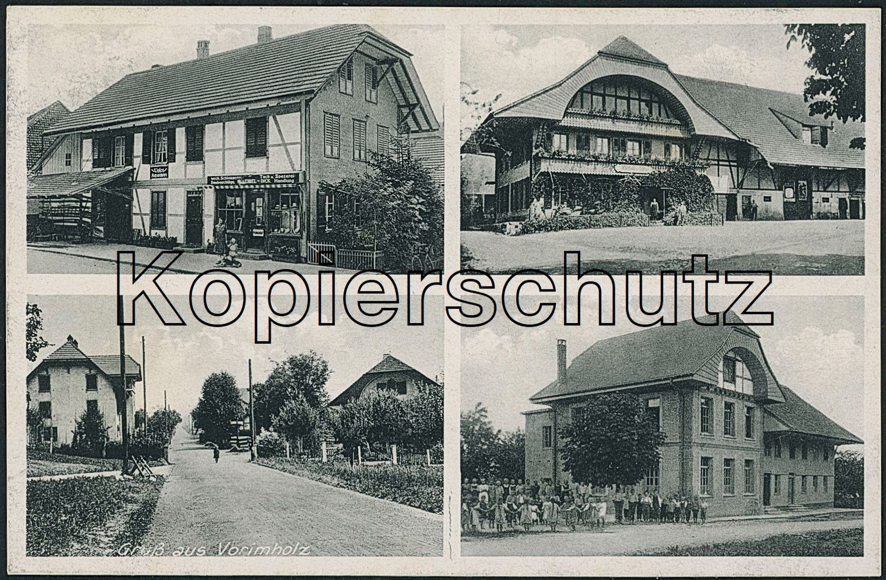 Cartoline postali: BE Vorimholz - Limpach - Militärstempel – Usato da Schindellegi venduto da leecollect