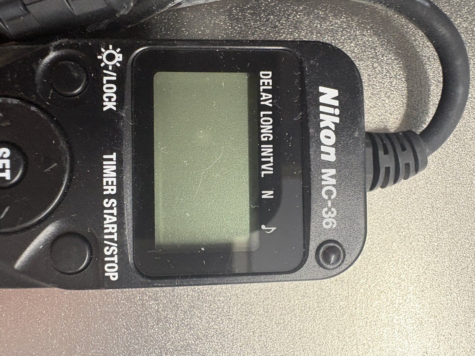 Nikon Altri Accessori: Nikon MC-36 Kabelfernauslöser mit Intervallometer – Usato da Glis venduto da VinylValley 1