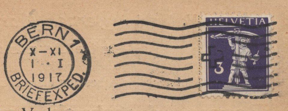 Tutti i francobolli: Adressbuch Stadt Bern  1917 – Usato da Aarau venduto da kufi44 1