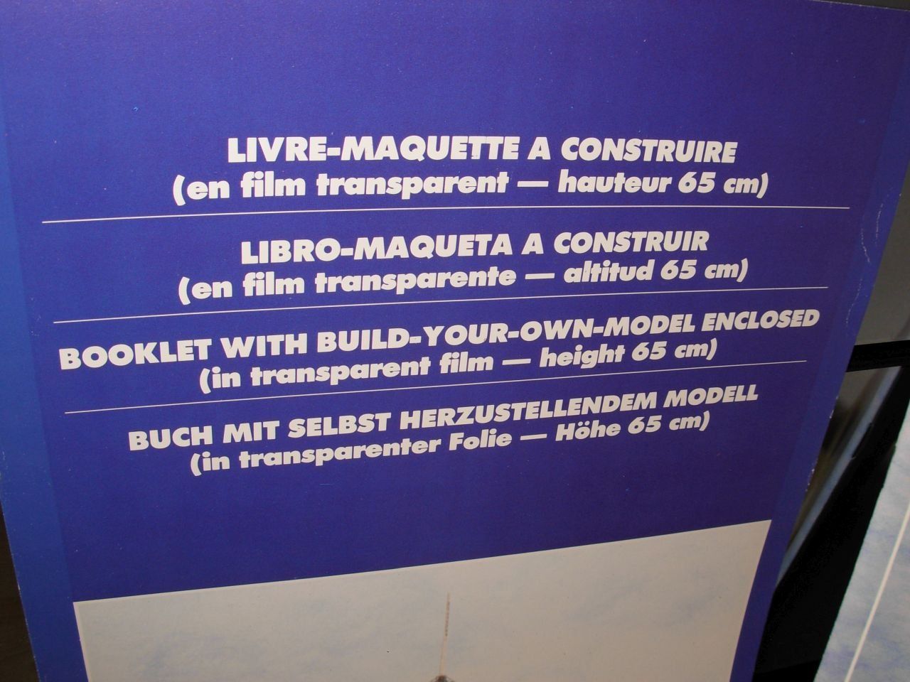 Kit bricolage: Eiffelturm von Paris, Modellbaubogen – Nuovo (secondo la descrizione) da Oberrieden venduto da Hobbyschiff 1