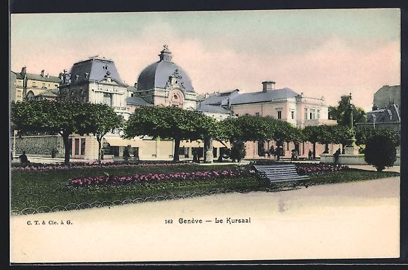 Cartoline postali: AK Genève, Le Kursaal – Usato da Berlin venduto da bartko-reher