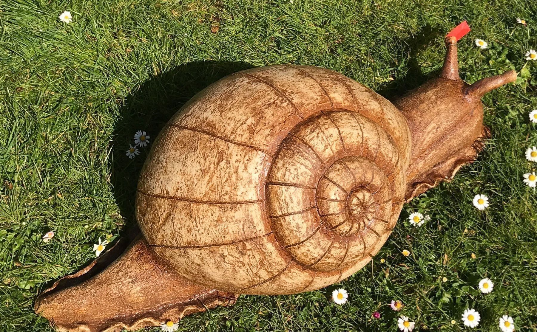 Statuette: Getöpferte Riesen Schnecke – Nuovo (secondo la descrizione) da Rüfenach AG venduto da merlyn07