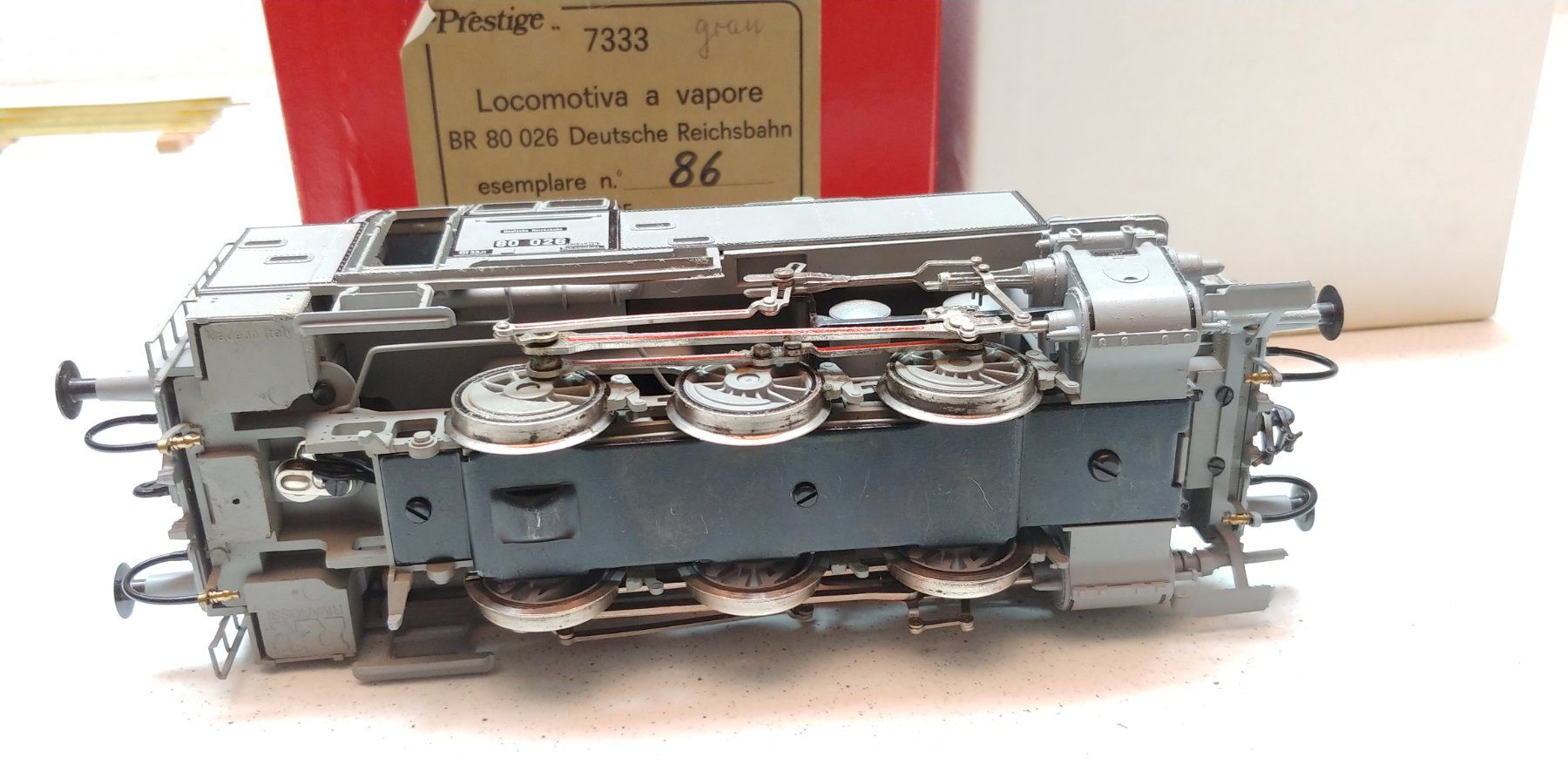 Rivarossi Modellini di ferrovie: Rivarossi Dampflok grau 0 – Usato da Waltenschwil venduto da Ardnas007 2