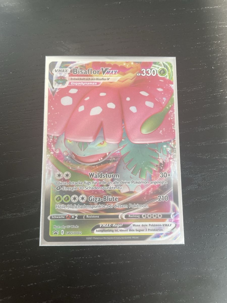 Pokémon Sammelbilder & Trading cards: Bisaflor VMAX Promo – Neu (gemäss Beschreibung) aus Flawil von Duft-Alchemist