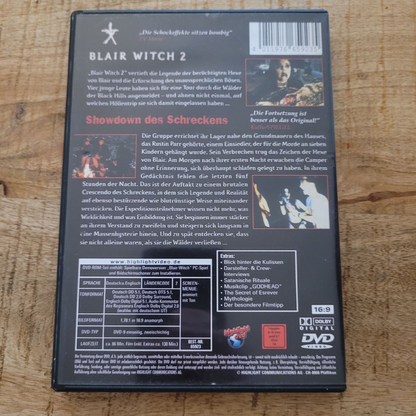 Tutti i DVDs: Blair Witch 2 dvd  – Usato da Volketswil venduto da uffdu 1