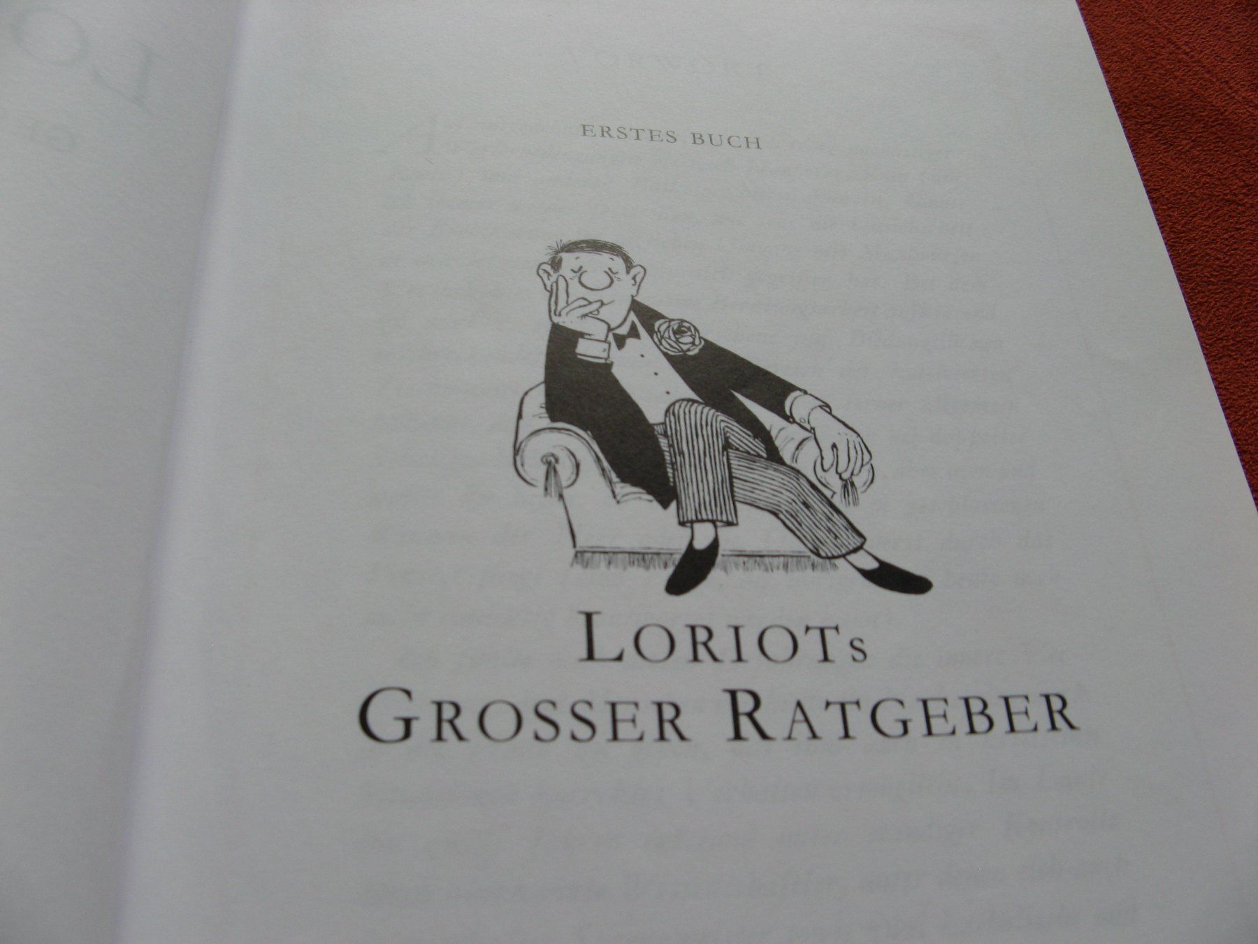 Bücher: Das grosse Loriot Buch Jubiläumsausgabe – Gebraucht aus Zürich von apil 6
