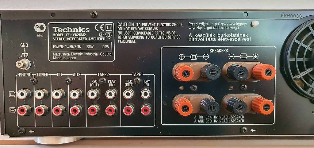 Technics Amplificatori: TECHNICS SU-V620 MarkII – Usato da Zofingen venduto da MoritzundVeieli 3