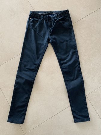 ARMANI JEANS Skinny Hose Schwarz | Gr. 27 | Stretch